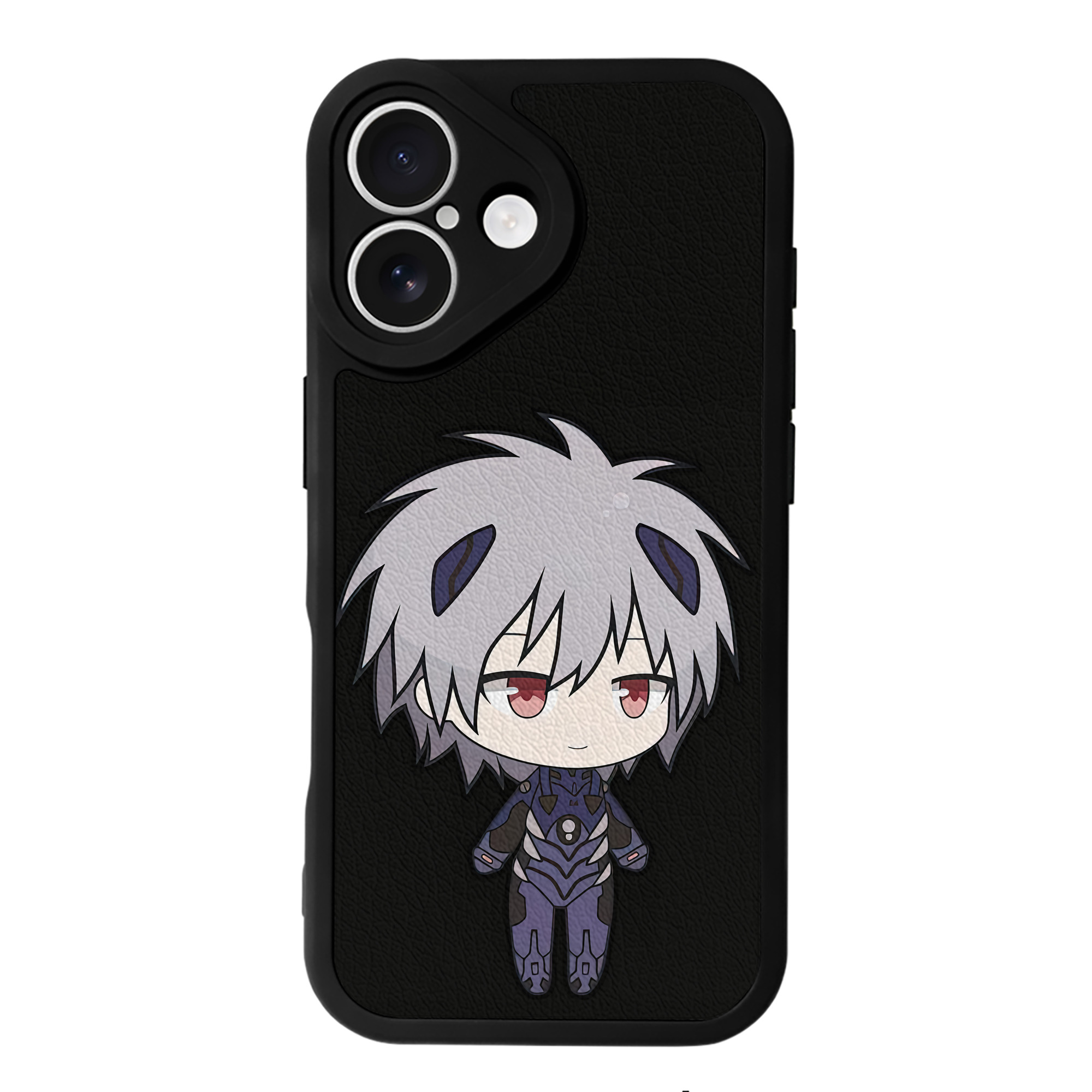 （画像用） EVA 新世紀エヴァンゲリオン 【iPhone 16シリーズ対応】シリコンスマホケース（レザー調） 材質：シリコン